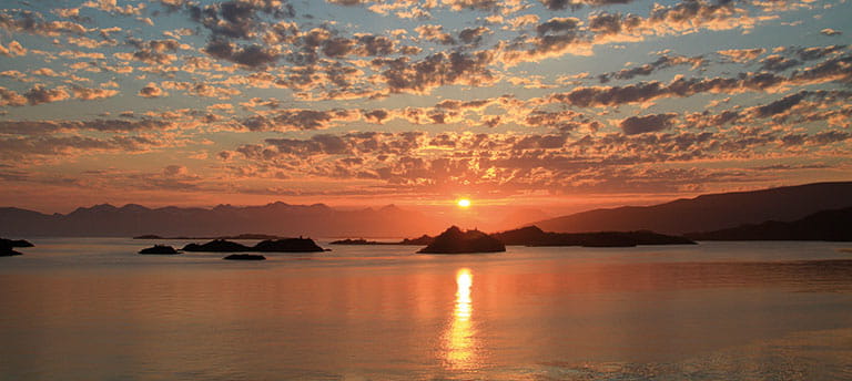 The Midnight Sun in Norway